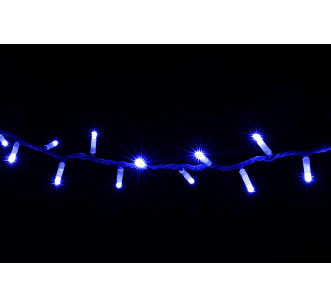 гірлянда зовн DELUX STRING 200LED 10m синій/біл IP44 EN - (90009103)
