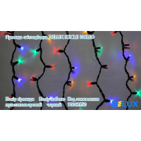 гірлянда зовн DELUX ICICLE 108LED 2x1m 27flash мульт/черн IP44 - (90012950)