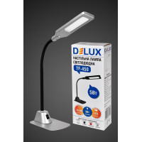 настільний світильник DELUX TF-450 5 Вт 4000K LED срібла. - (90008943)