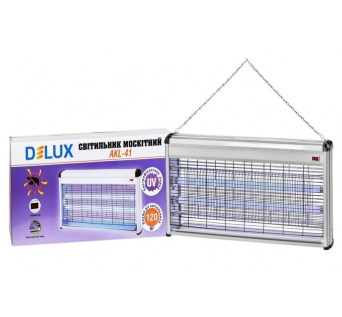 DELUX AKL - 41 2*20Вт пастка для комах 120 м2 IP 20 - (90011590)