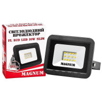 світлодіодний прожектор MAGNUM FL ECO LED 10Вт slim_6500К_IP65 - (90011658)
