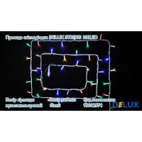 гірлянда зовн DELUX STRING 100LED 10m 20flash мульти/біл IP44 - (90012974)