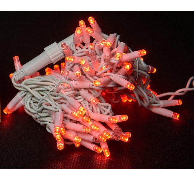гірлянда зовн DELUX STRING 100LED 10m 20flash черв/біл IP44 - (90012972)