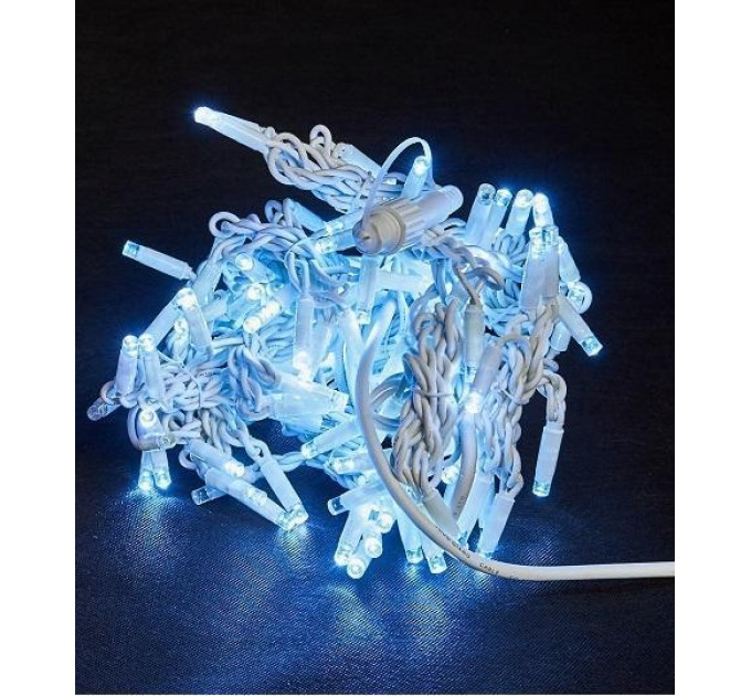 гірлянда зовн DELUX ICICLE 108LED 2x1m 27flash біл/біл IP44 - (90012939)