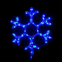 гірлянда зовн DELUX MOTIF Snowflake 40см 12 flash синій IP44 EN - (90012962)