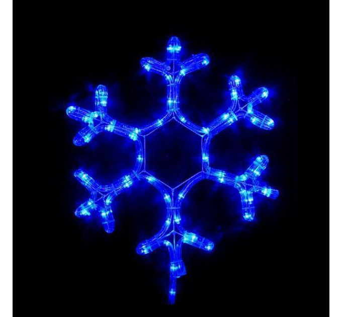 гірлянда зовн DELUX MOTIF Snowflake 40см 12 flash синій IP44 EN - (90012962)