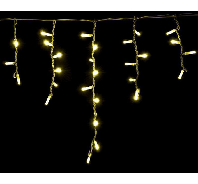 гірлянда зовн DELUX ICICLE 108LED 2x1m 27flash жовтий/біл IP44 - (90012941)