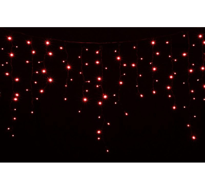 гірлянда зовн DELUX ICICLE 120LED 2x0.9m крас/черн IP44 EN - (90009069)
