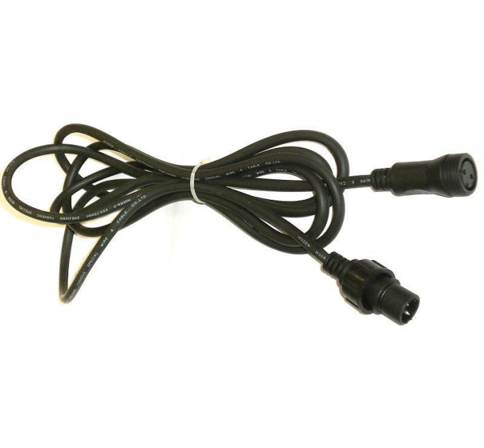 акс.гірл DELUX Connector 3m 1 вих IP44 new черн. EN - (90014157)