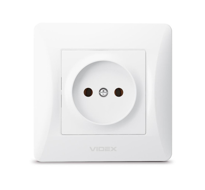Розетка одинарна біла VIDEX BINERA VF-BNSK1-W - 294971