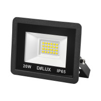 Прожектор світлодіодний DELUX FMI 11 LED 20Вт 6500К IP65 чорний