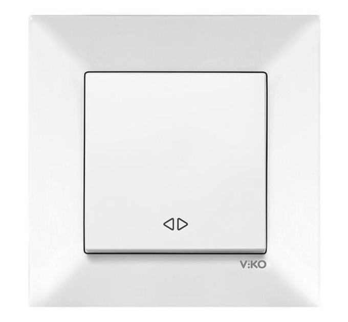 Вимикач VI-KO Meridian білий 1кл проміжний (90970031-WH)