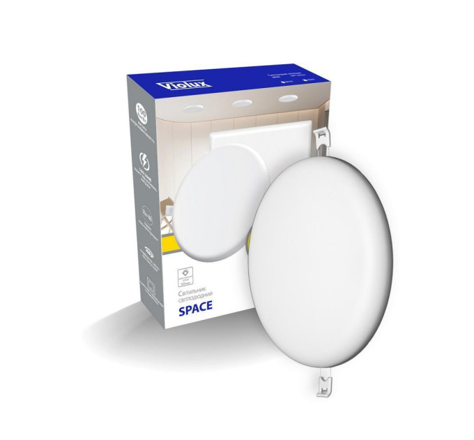 Світильник LED даунлайт Violux SPACE 18W 4200K круг IP20 ( 100130 )