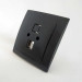 Розетка Nilson Touran чорна комп'ютерна CAT5e RJ45 ( 24221044 )