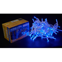 Гірлянда зовнішня DELUX STRING 100 LED 10m (2x5m) синій/білий IP44 EN