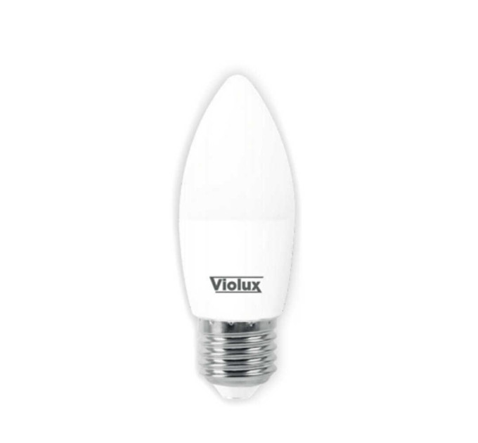 Лампа світлодіодна BASIS C37 7W E27 4000K Violux ( 824560 )