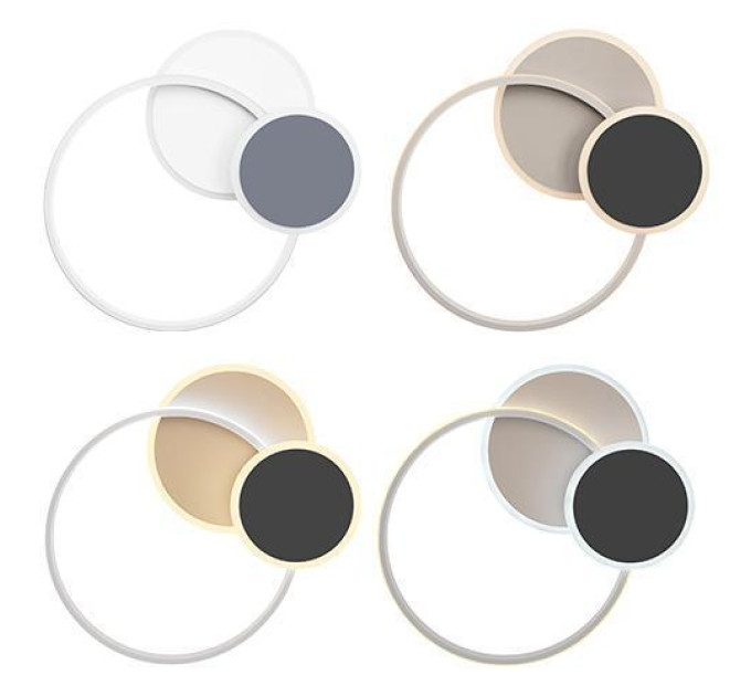 Світильник LED smart TRIO+пульт 80W 3000-6000K IP20 круг ( 220365 )