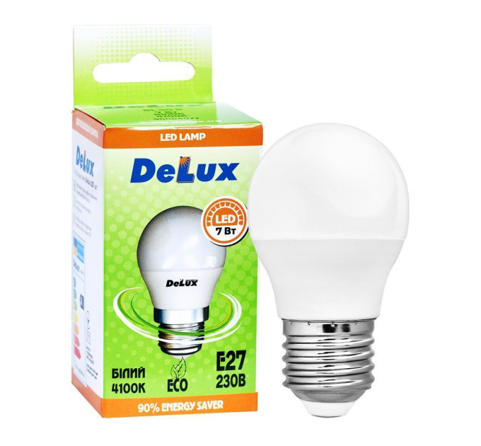 лампа світлодіодна DELUX BL50P 7 Вт 4100K 220В E27 білий
