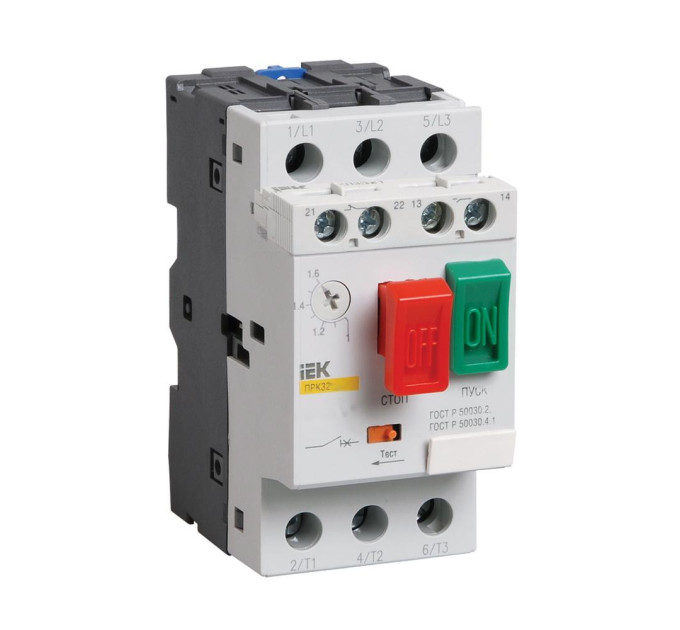Автомат захисту двигуна IEK ПРК32-14 3P (9-14А) (DMS​11-014)