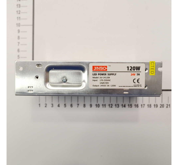 Блок живлення JINBO 120 Вт 220В AC/24В DC IP20 відкритий ( JLV-24120K )