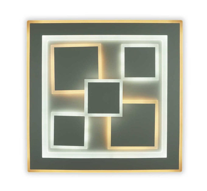 Світильник LED smart OXFORD+пульт 110W 3000-6000K IP20 білий квадрат ( 220425 )