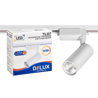 Прожектор світлодіодний трековий DELUX TL07 10 Вт 36° 4000K білий