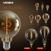 LED лампа VIDEX Filament G200FASD 8W E27 2200K дімерна