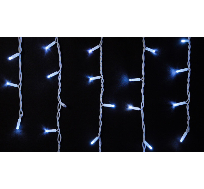 Гірлянда зовнішня DELUX ICICLE 75 LED 2x0.7m flash білий/білий IP44 EN