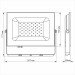 LED прожектор TITANUM TLF506 50W 6500K TLF506 - 296289
