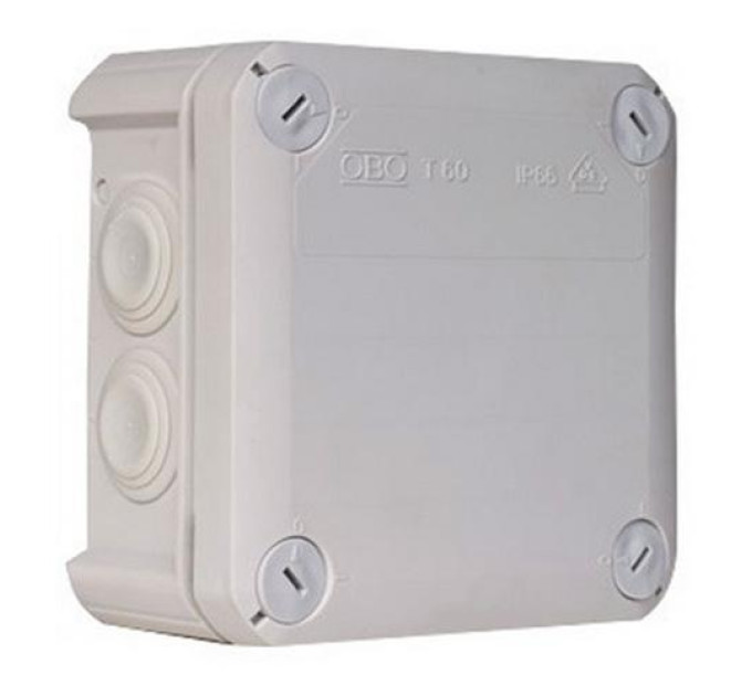 Коробка розподільча OBO 114х114х57 T60 сіра IP65 ( 2007061 )