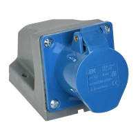 Розетка трифазна настінна IEK 16А/3 IP44 ( PSR11-016-3 )