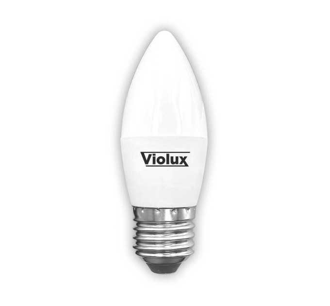 Лампа світлодіодна QUANTUM C37 6W E27 4000K Violux ( 814310 )