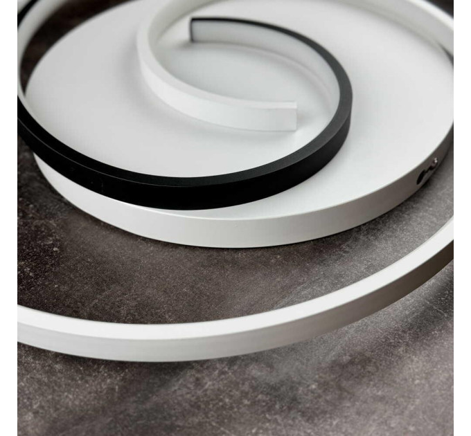 Світильник LED smart FORSAGE+пульт круг 100W 3000-5000K IP20 чорний ( 220765 )