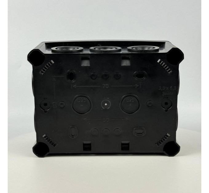 Коробка розподільча СКІМ K160B 163х123х68 чорна IP66 ( B1102013 )
