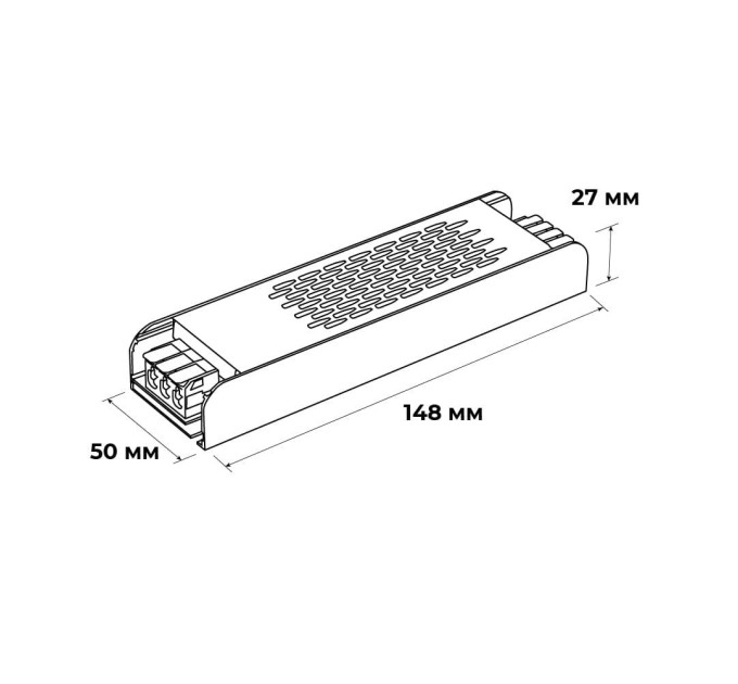 Блок живлення зовнішній PS 100W 220AC 48V DC для UST Violux ( 320139 )