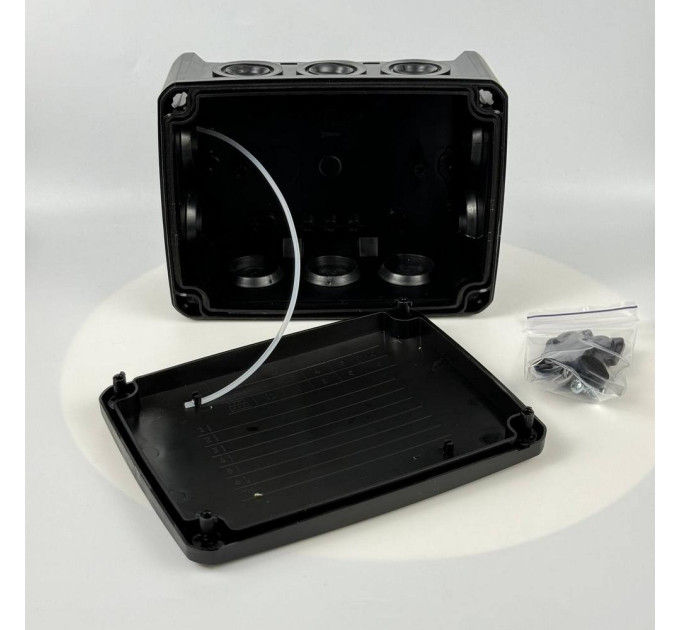 Коробка розподільча СКІМ K160B 163х123х68 чорна IP66 ( B1102013 )
