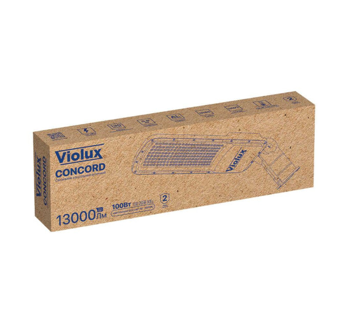 Світильник вуличний VIOLUX CONCORD 100W 13000Lm 5000К ІР65 ( 430342 )
