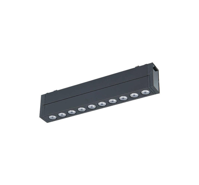 Магнітний трековий світильник UST-GR 12W 4000К 48V IP20 чорний Violux ( 320155 )