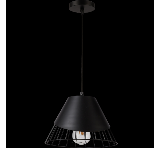 Світильник HOPFEN LOFT KUNST 1 PD BK (E27, max 40W)