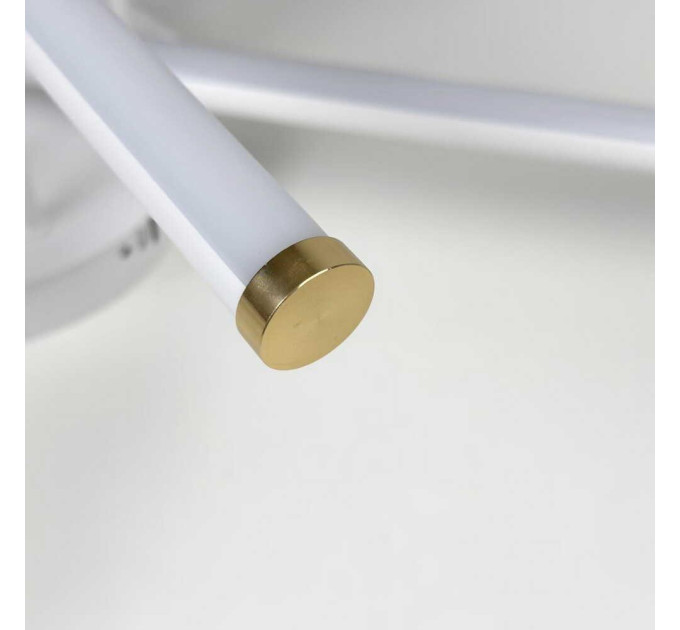 Світильник LED smart ROLEX+пульт 80W 3000-5000K IP20 прямокутник білий + золото Violux ( 220965 )