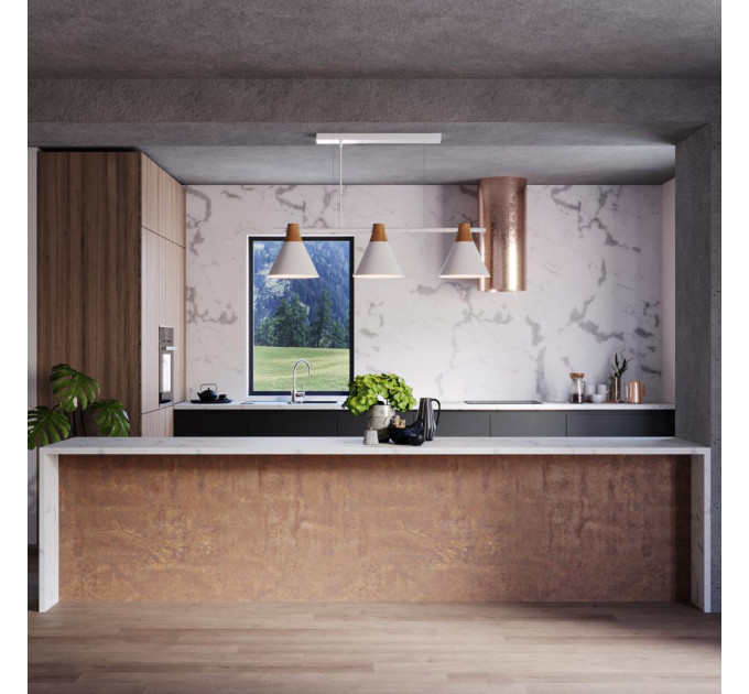 Світильник HOPFEN LOFT CN 3 WH (E27, max 3 x 40W)