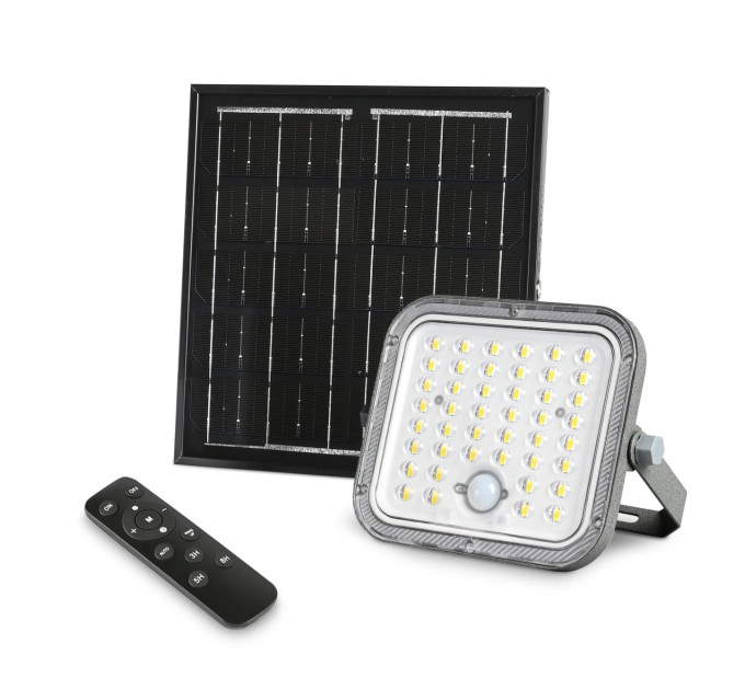 LED прожектор автономний VIDEX VL-FSO4-205-S 1400Lm 5000K VL-FSO4-205-S - 486927