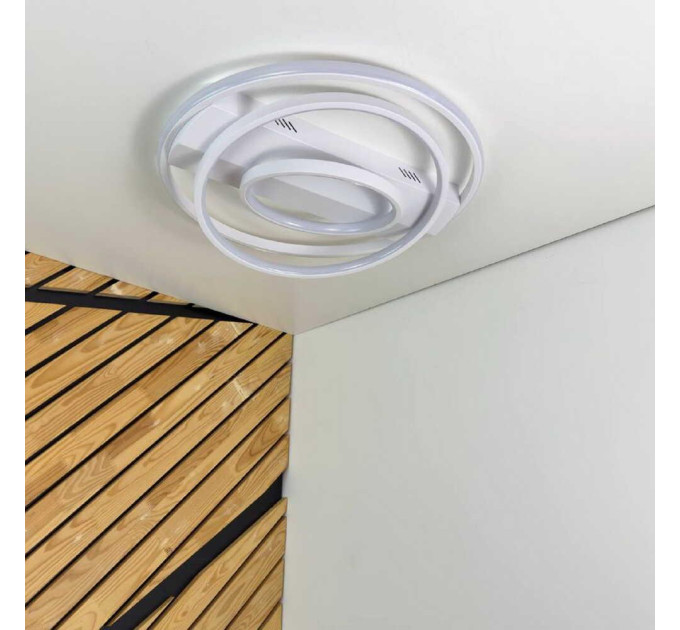 Світильник LED smart NITRO+пульт 100W 3000-5000K IP20 білий круг ( 220845​ )
