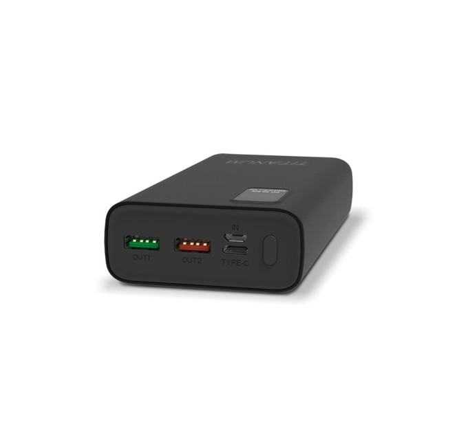 Повербанк TITANUM 727S 20000mAh 22.5W Black TPB-727S-B - 483407