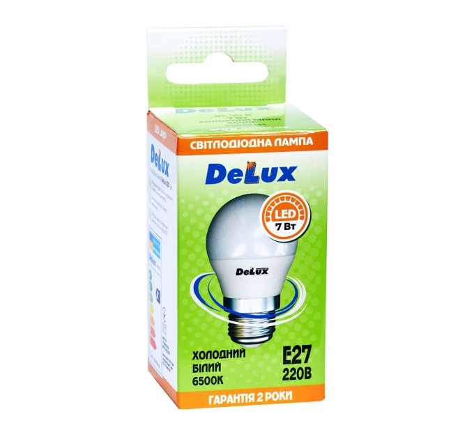 лампа світлодіодна DELUX BL50P 7 Вт 6500K 220В E27 холодний білий