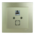 Розетка Nilson Touran золото комп'ютерна CAT5e RJ45 ( 24151044 )