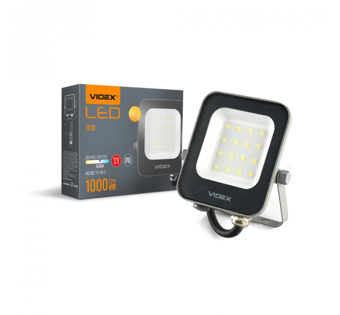LED прожектор VIDEX F3e 1000Lm 5000K AC/DC 12-48V VL-F3e-105W-12V - 484022