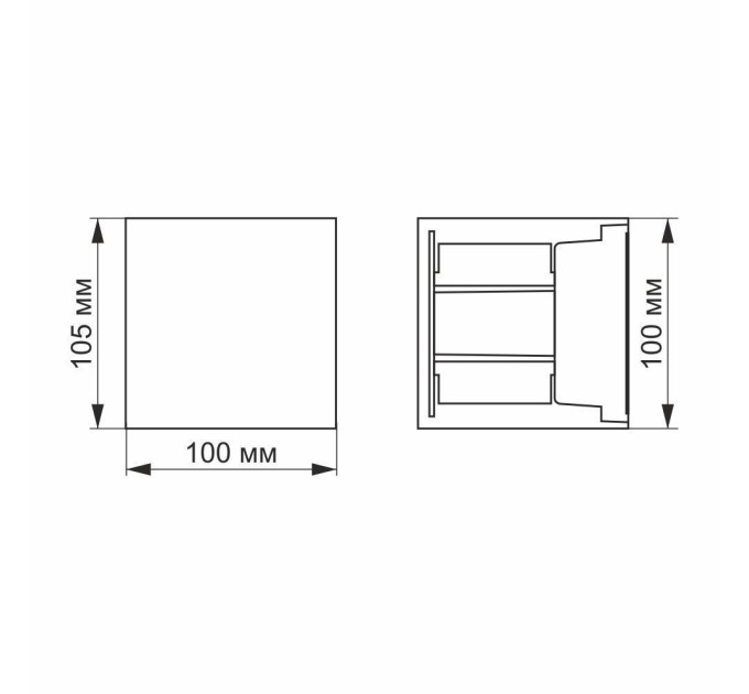 LED Світильник архітектурний AR04 IP54 VIDEX 6W 2700K VL-AR04-062W - 480888