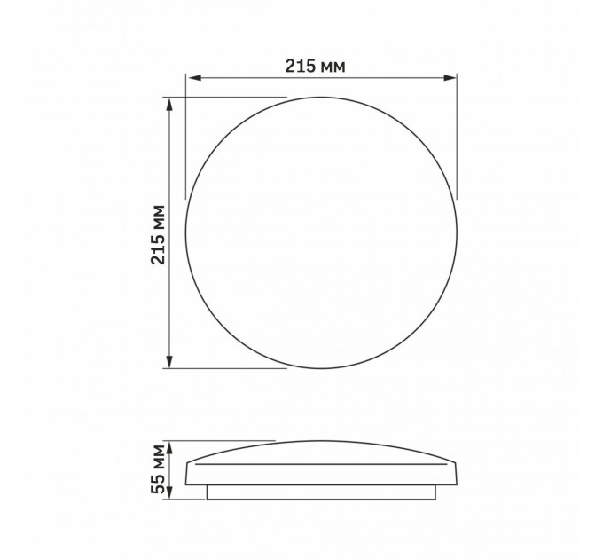 LED світильник настінно-стельовий TITANUM 12W 5000K Зоряне небо TLCL-125S - 482288