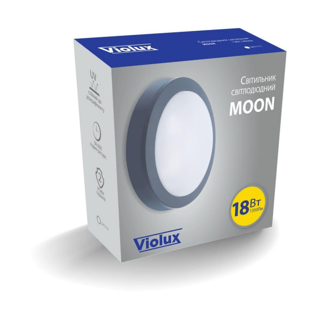 Світильник LED Violux НББ MOON 18W 5000K IP65 ( 241121 )